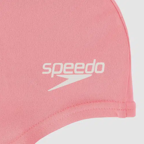 Gorro Natación Speedo Logo Poliester Niños Rosa