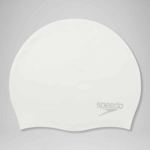 Gorro Natación Speedo Silicona Plain Moulded Blanco