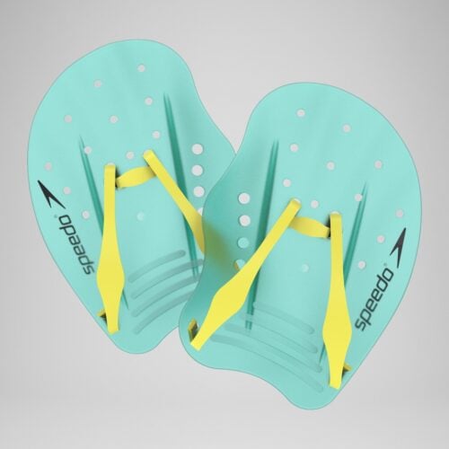 Paletas Natación Speedo Tech Unisex Celeste