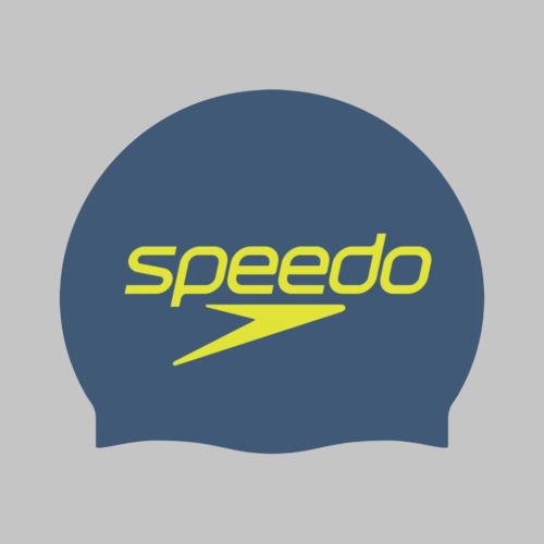 Gorro Natación Speedo Silicona Adulto Azul Amarillo