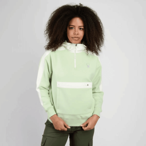 Polera Entrenamiento Spyder Hoodie Sport Nordic Mujer