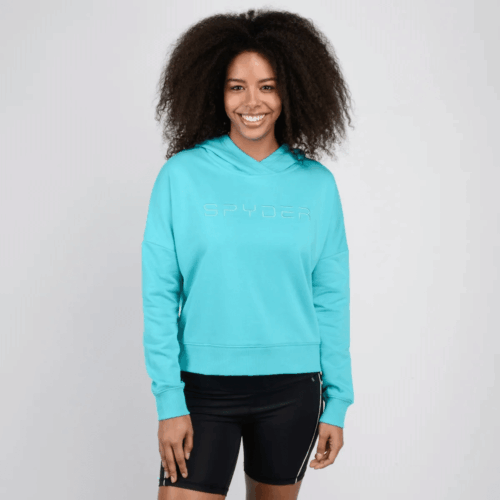 Polera Entrenamiento Spyder Hoodie Nordic Mujer
