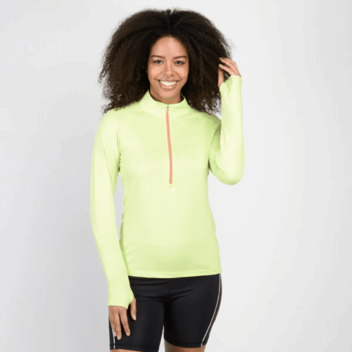 Polera Entrenamiento Spyder Quarter Zip Andes Mujer