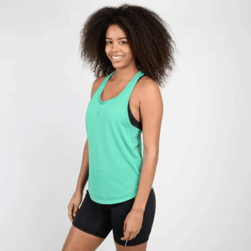 Polo Sin Mangas Entrenamiento Spyder Backcountry Verde Mujer