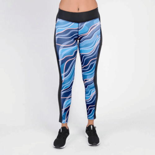 Licras Entrenamiento Spyder 3/4 Mujer Azul