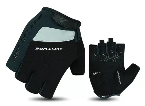 Guante Ciclismo Hombre Altitude Short Finger Gris/Negro