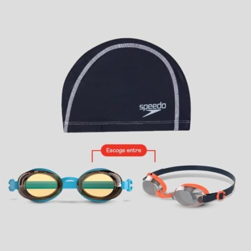 Pack Académico Junior Speedo – Gorro Pace Cap + Lentes