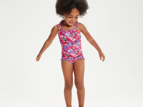 Traje de baño niña Speedo Learn to Swim con volantes 1 pieza