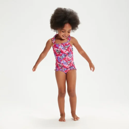 Traje de baño niña Speedo Learn to Swim con volantes 1 pieza