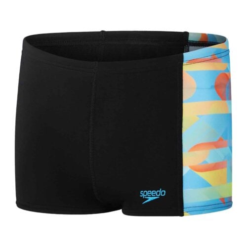 Traje de baño Niño Speedo Digital Panel Aquashort Negro