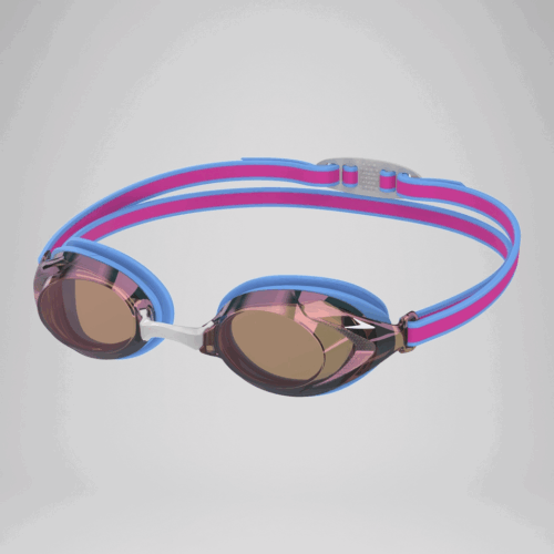Lentes Natación Speedo Vanquisher 3.0 Espejado Rosado Niños