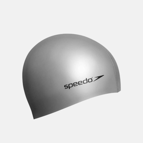 Gorro Natación Speedo Silicona Flat Cap Adulto Gris