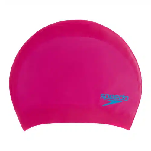 Gorro Natación Speedo Cabello Largo Niños Rosado