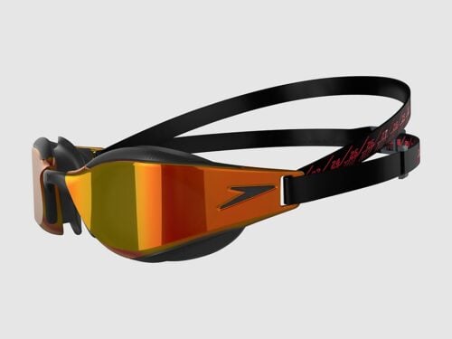 Lentes Natación Speedo Fastskin Hyper Elite N/Rojo Adulto