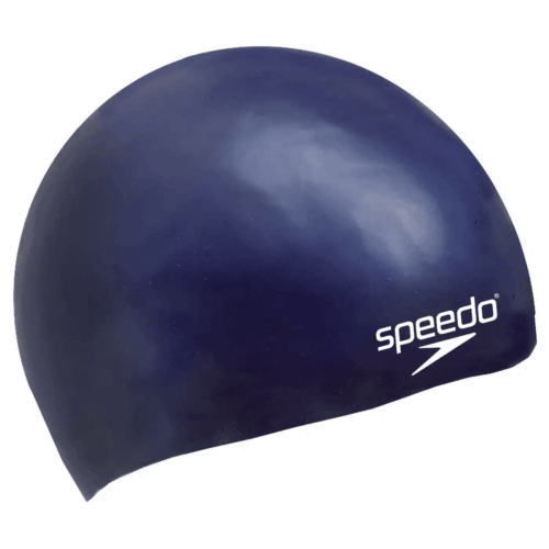 Gorro Natación Speedo Silicona Plain Moulded Niños Azul
