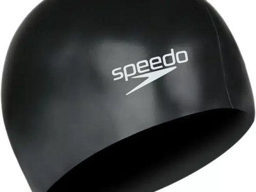 Gorro Natacion Speedo Silicona Flat Cap Adulto Negro